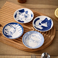 Ceramic Lucky Cat Sauce Dish