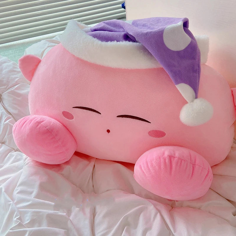 Kawaii Sleepy Kirby Plushie