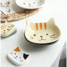 Load image into Gallery viewer, Cute Cat Ceramic Seasoning Dish
