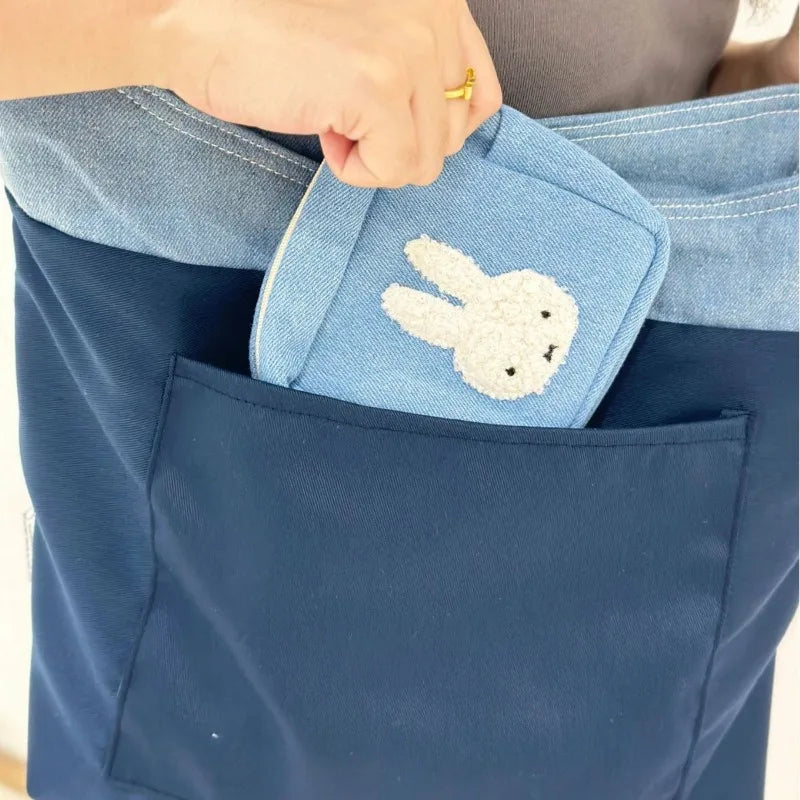 Cute Miffy Denim Canva Bag