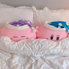 Kawaii Sleepy Kirby Plushie