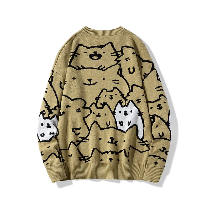 Kawaii Oversized Popular Japanese Cat Sweater