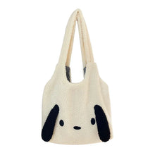 Load image into Gallery viewer, Cute Big Ear Puppy Fluffy Tote
