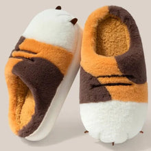 Load image into Gallery viewer, Fluffy Warm Cat Claw Winter Slippers
