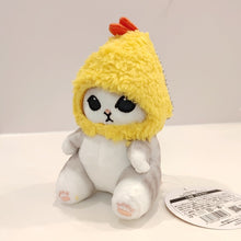 Load image into Gallery viewer, Kawaii Shark Tempura Cat Keychain
