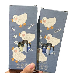 6pcs Blue Cute Duck Pens Set