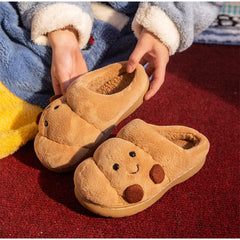Cute Fluffy Croissant Slippers🥐