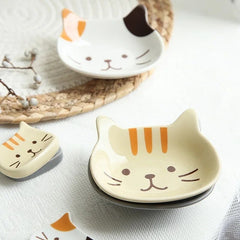 Cute Cat Ceramic Seasoning Dish