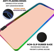 Load image into Gallery viewer, Extra Large Pastel Pink RGB Mousepad
