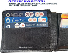 360pcs/3 pack Credit Card Reward Stickers