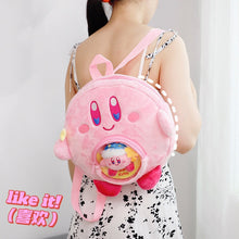 Load image into Gallery viewer, Kawaii Kirby Star Plush Backpack
