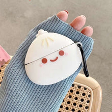 Load image into Gallery viewer, Cute Steamed Bun Airpods Case
