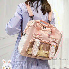 Load image into Gallery viewer, Kawaii Girl Bunny Backpack

