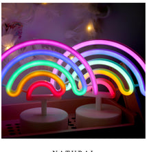 Load image into Gallery viewer, Cute Rainbow LED Neon Light Sign
