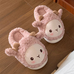 Kawaii Sheep Fluffy Slippers