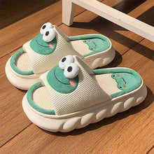 Load image into Gallery viewer, Cute Frog Thick Slippers
