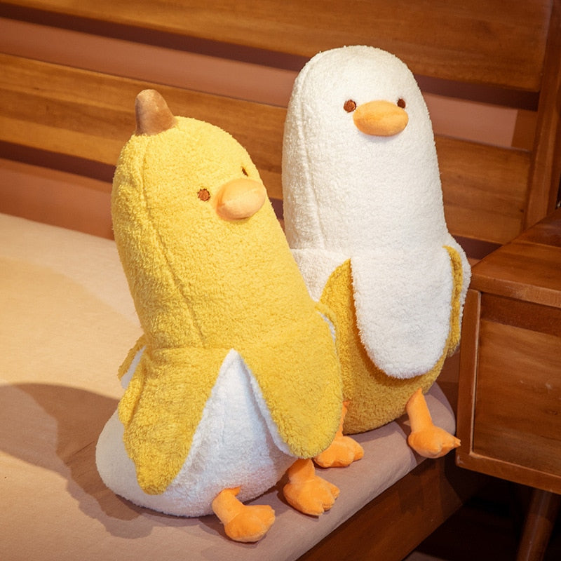 Fluffy Banana Duck Crew Plushies – Kawaiies