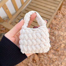 Load image into Gallery viewer, Knitted Teddy Bear Airpods Bag
