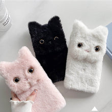 Load image into Gallery viewer, Kawaii Fluffy Cat Iphone Case
