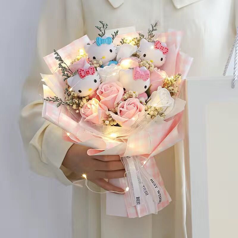 Kawaii Soft Plushies Bouquet