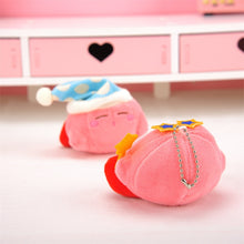 Load image into Gallery viewer, Kawaii Small Kirby Keychain
