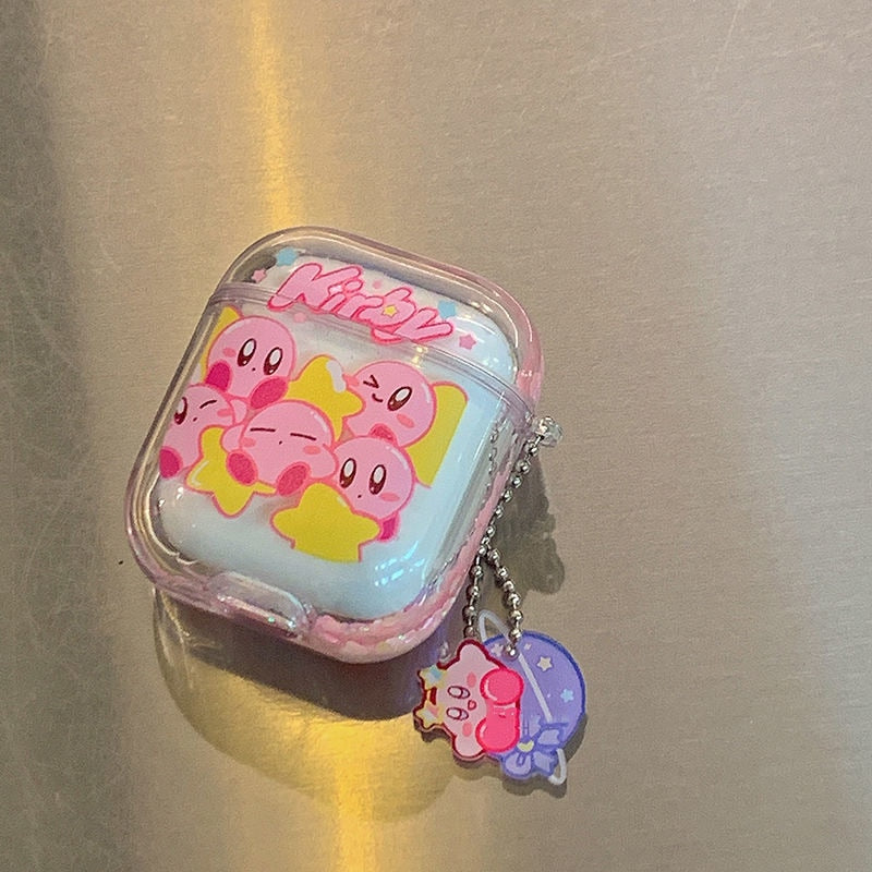 Quicksand Bling Bling Kirby Airpods Case