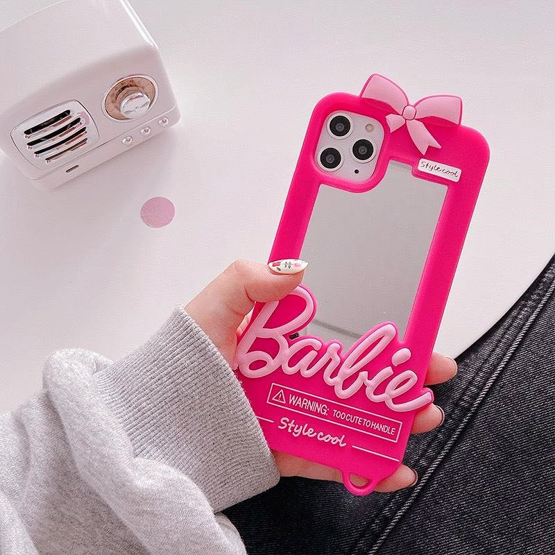 Kawaii Barbie Mirror Phone Case