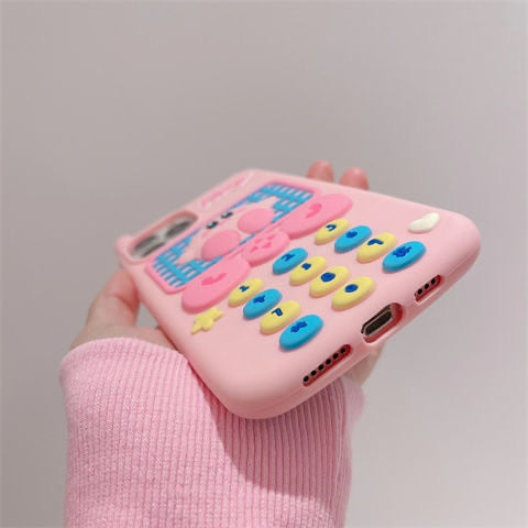Kawaii Retro Kirby 3D Phone Cases