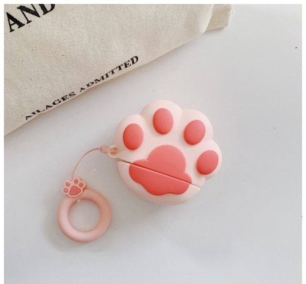 Cute Cat Paw Airpods Case