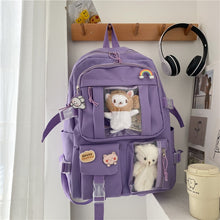 Load image into Gallery viewer, Kawaii Teddy Bear Backpack
