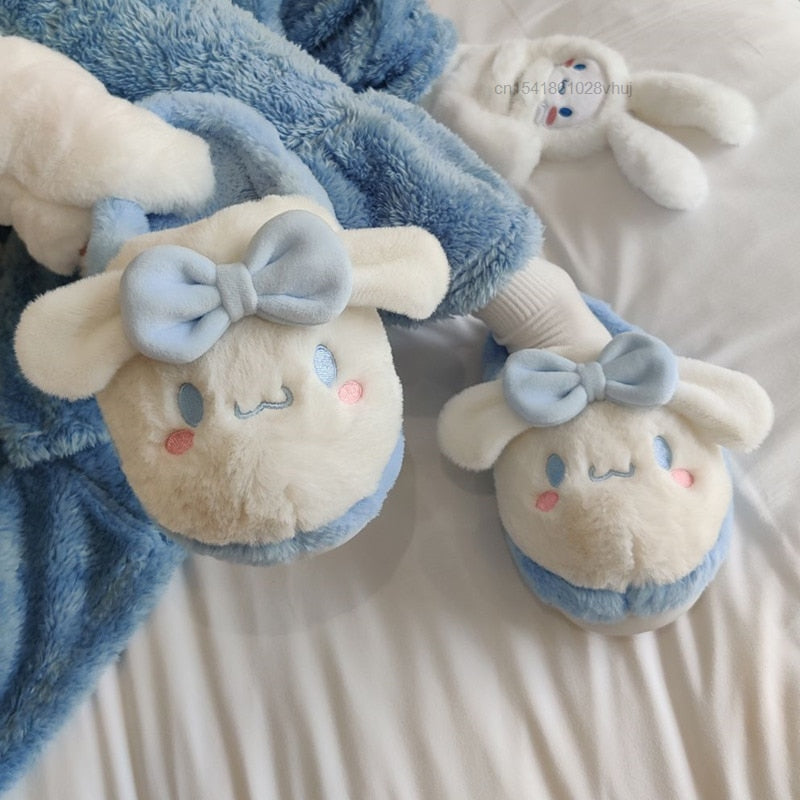 Kawaii Cinnamoroll Fluffy Slippers