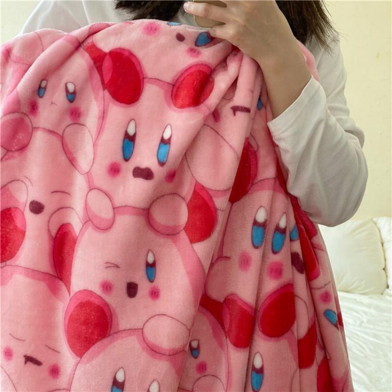 Kawaii Kirby Plush Blanket