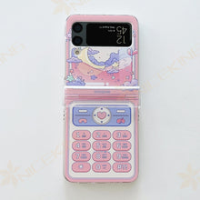 Load image into Gallery viewer, Kawaii Retro Pastel Z Flip Phone Case
