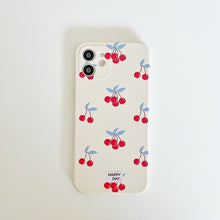 Load image into Gallery viewer, Retro Cherry Digital Art Phone Case
