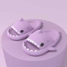 Load image into Gallery viewer, Thick Sole Soft Shark Slippers
