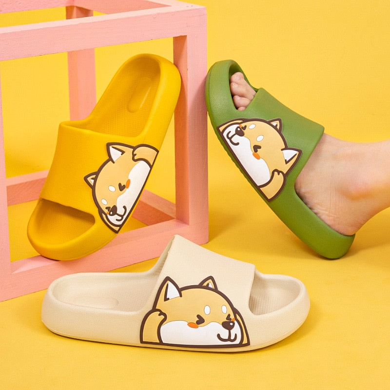 Kawaii Shiba Inu Summer Slippers