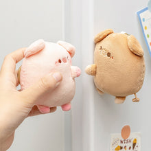 Load image into Gallery viewer, Piggy Couple Magnet Keychain
