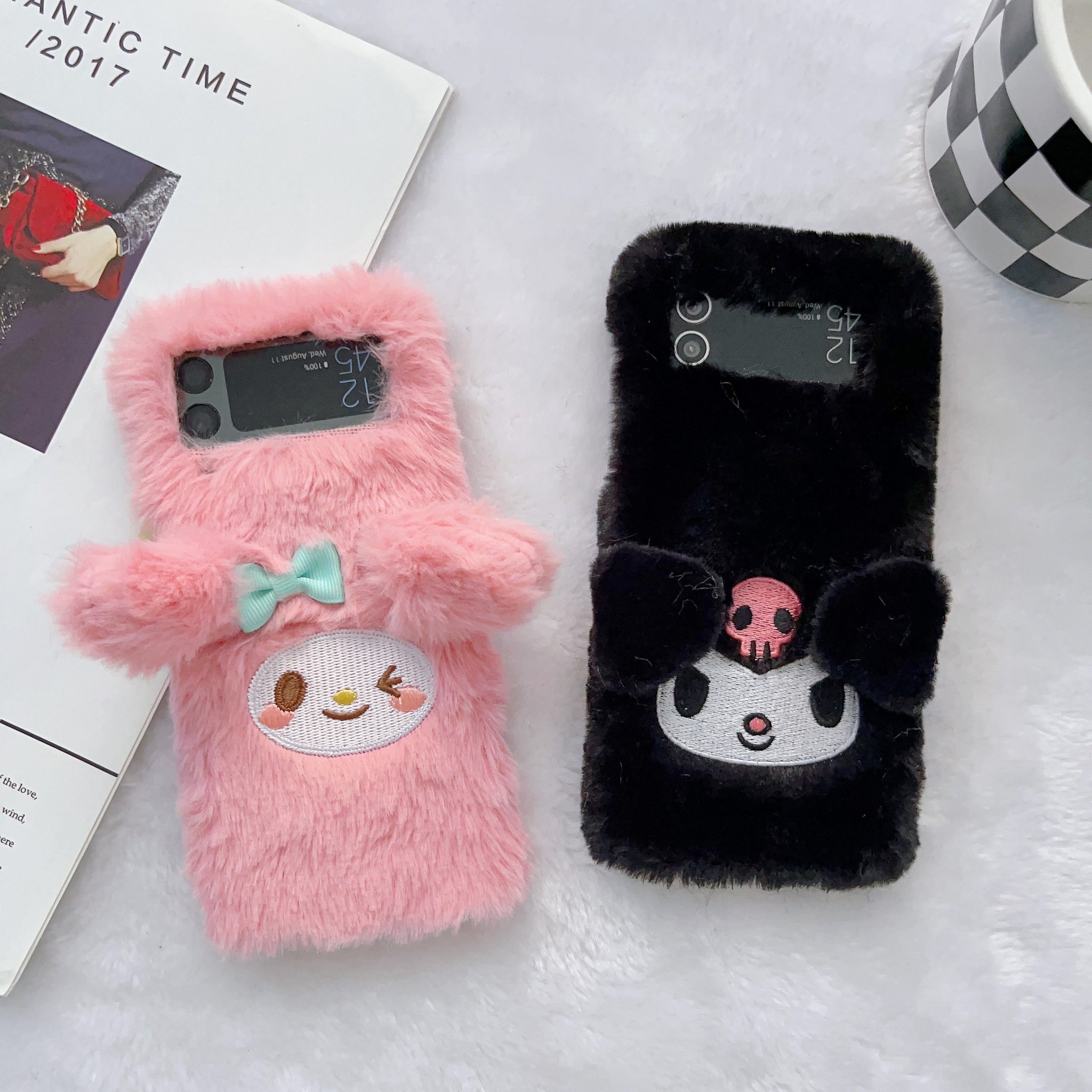 Kawaii Retro Pastel Z Flip Phone Case