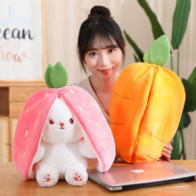 Load image into Gallery viewer, Kawaii Bunny Strawberry Carrot Plush
