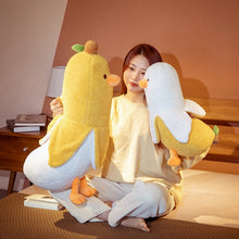 Load image into Gallery viewer, Soft Banana Duck Plush
