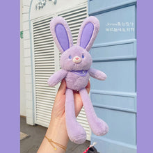 Load image into Gallery viewer, Kawaii Pulling Ears Bunny Plush Keychain
