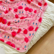 Load image into Gallery viewer, Kawaii Kirby Plush Blanket
