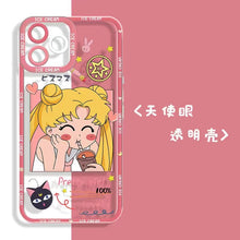 Load image into Gallery viewer, Sailor Moon Kawaii Pink Phone Case
