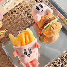 Load image into Gallery viewer, Chips and Burger Kirby Plush Keychain

