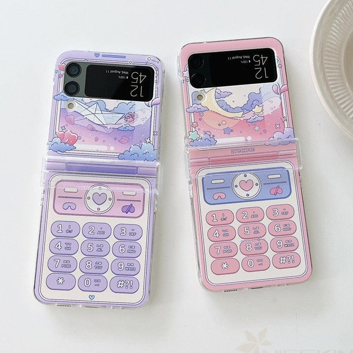 Kawaii Retro Pastel Z Flip Phone Case – My Kawaii Space
