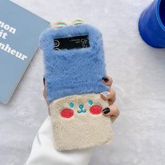 Kawaii Fluffy Stitch Z Flip Phone Case