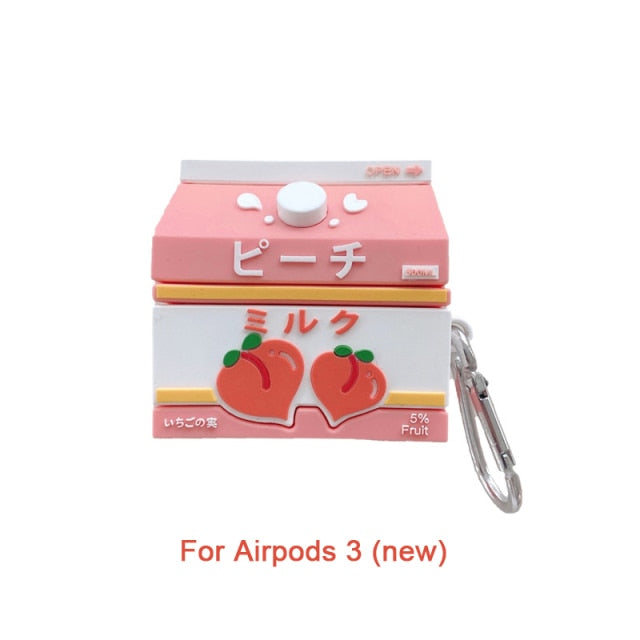 Sweet Peachy Milk Airpods Case