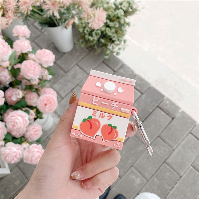 Sweet Peachy Milk Airpods Case