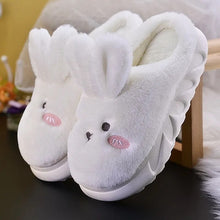 Load image into Gallery viewer, Fluffy Platform Bunny Slippers
