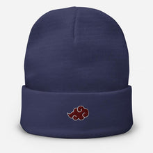 Load image into Gallery viewer, Akatsuki Cloud Embroidered Beanie
